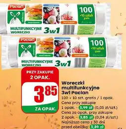 Dino Woreczki multifunkcyjne 3w1 Paclan oferta