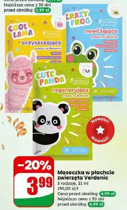 Dino Maseczka do twarzy cute panda Verdenic oferta