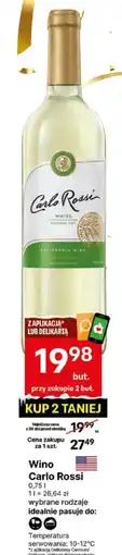 Delikatesy Centrum Wino Carlo Rossi White oferta