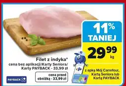 Carrefour Filet z indyka oferta