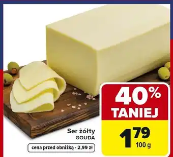 Carrefour Market Ser żółty Gouda oferta