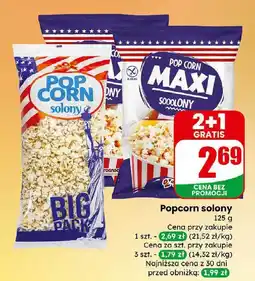 Dino Popcorn solony 125 g oferta