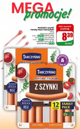 Dino Parówki z szynki Family Pack 440g oferta