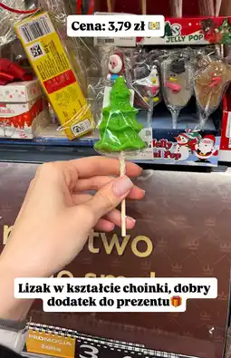 Intermarche Lizak w kształcie choinki oferta