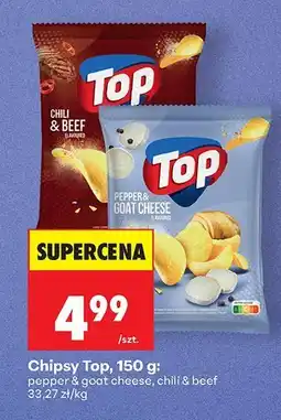 Biedronka Chipsy pepper & goat cheese oferta