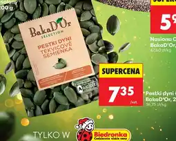 Biedronka Pestki dyni łuskane BakaD'Or oferta