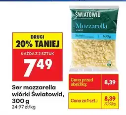 Biedronka Ser mozzarella wiórki, 300 g oferta