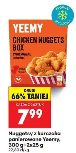 Biedronka Nuggetsy z kurczaka panierowane, 300 g+2x25 g oferta