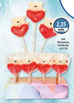 DUO-TES Lizak Walentynkowy Miś Mały Unikatowe Lizaki oferta