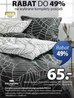 JYSK Komplet pościeli Kronborg oferta