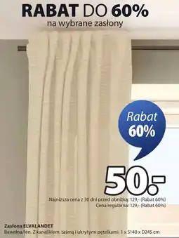 JYSK Zasłona oferta