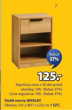 JYSK Stolik nocny S! oferta