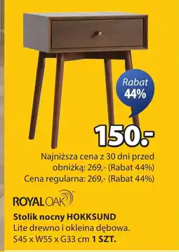 JYSK Stolik nocny Royaloak oferta
