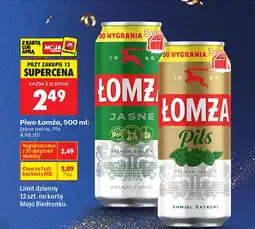 Biedronka Piwo Łomża oferta
