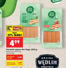 Biedronka Parówki Go Vege oferta