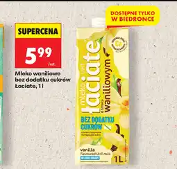 Biedronka Mleczko waniliowe Łaciate oferta