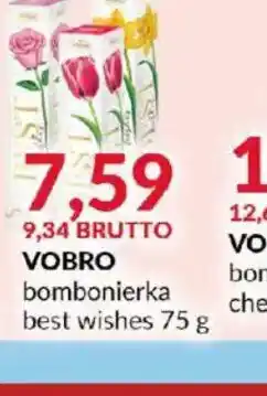 Eurocash Vobro bombonierka best wishes oferta