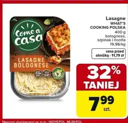 Carrefour Lasagne bolognese Come A Casa oferta