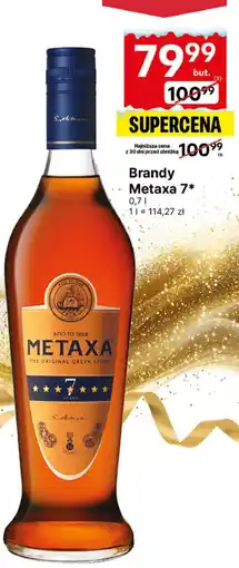 Delikatesy Centrum Brandy Metaxa 7* 0,7l oferta