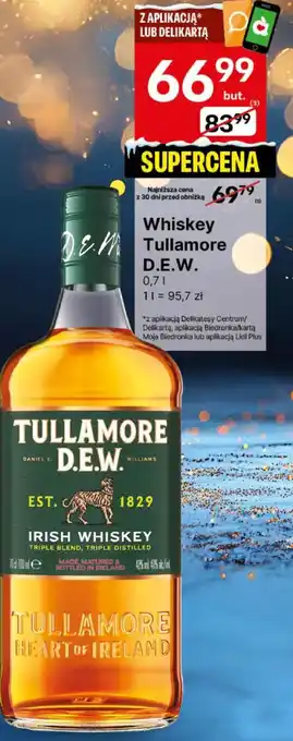 Delikatesy Centrum Whiskey Tullamore D.E.W oferta
