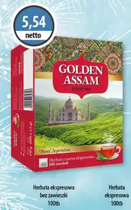 DUO-TES Herbata ekspresowa bez zawieszki Golden assam oferta