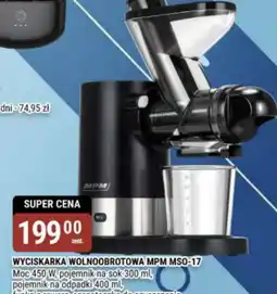 bi1 Wyciskarka wolnoobrotowa MPM MSO-17 oferta