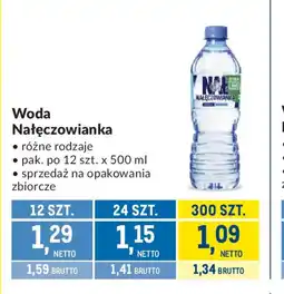 Makro Woda Nałęczowianka oferta