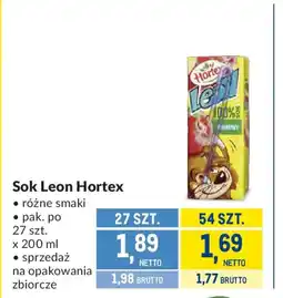 Makro Hortex Sok Leon oferta
