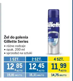 Makro Gillette Zel do golenia Series oferta