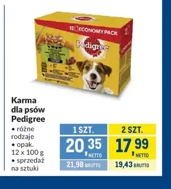 Karma dla psów Pedigree