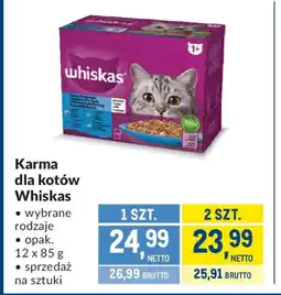 Makro Karma dla kotów Whiskas oferta