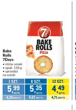 Makro 7Days Bake Rolls oferta