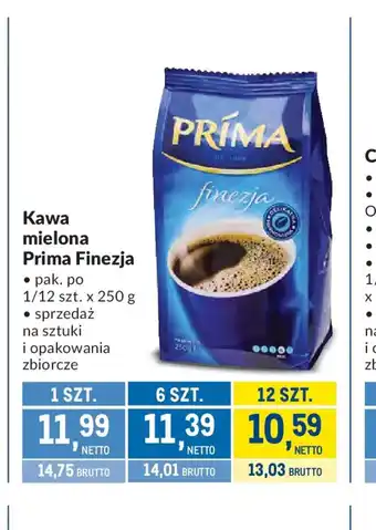 Kawa mielona Prima Finezja