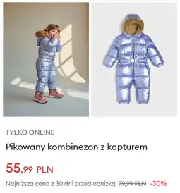 Sinsay Pikowany kombinezon z kapturem oferta