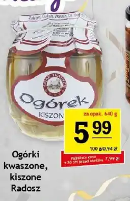 Gram Market Radosz Ogórki kiszone oferta