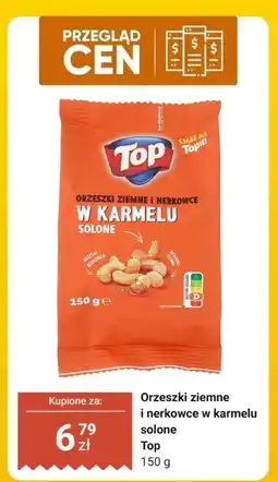 Biedronka Orzeszki ziemne i nerkowce w karmelu solone oferta