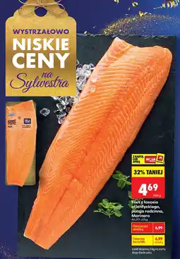 Biedronka Filet z łososia atlantyckiego, porcja rodzinna, Marinero oferta