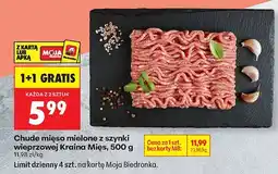 Biedronka Mięso mielone chude z szynki wieprzowej Kraina Mięs oferta