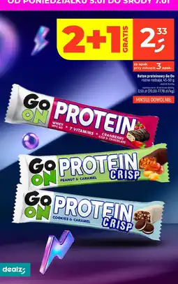 Dealz Baton proteinowy Go On różne rodzaje oferta
