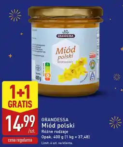 ALDI GRANDESSA Miód polski rzepakowy oferta