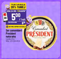 Polomarket Ser camembert President naturalny oferta