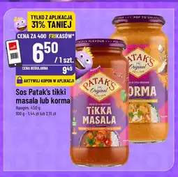 Polomarket Sos Patak's tikki masala lub korma oferta