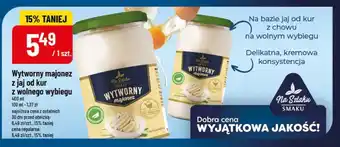 Wytworny majonez z jaj od kur z wolnego wybiegu