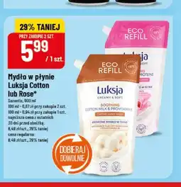Polomarket Mydło w płynie Luksja Cotton lub Rose oferta
