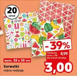 Kaufland Serwetki oferta