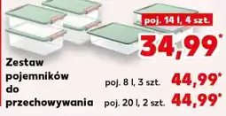 Kaufland Zestaw pojemników do przechowywania oferta