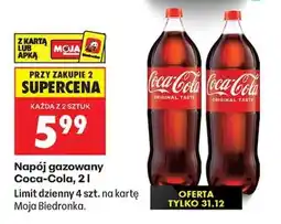 Biedronka Napój gazowany Coca-Cola, 2 l oferta