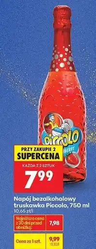Biedronka Napój bezalkoholowy truskawka Piccolo, 750 ml oferta