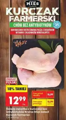 Biedronka Świeża ćwiartka z kurczaka bez antybiotyków Kraina Mięs Select Kurczak farmerski oferta