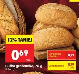Biedronka bułka grahamka 70 g oferta
